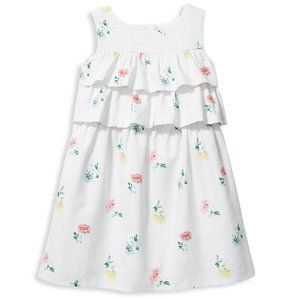 Janie and Jack | Ditsy Floral Dress, White